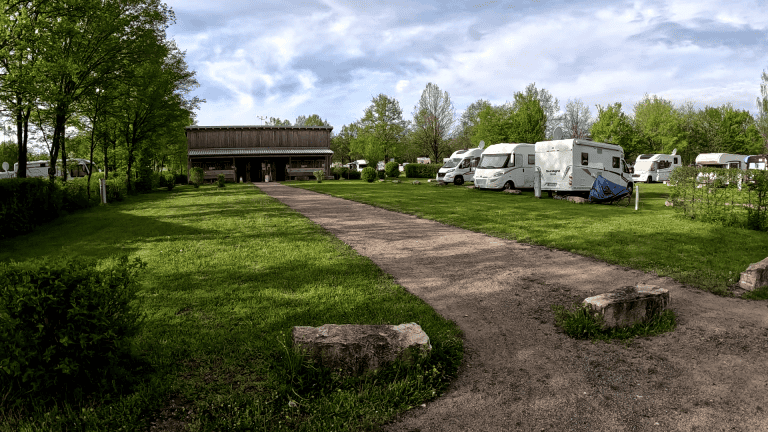 Wohnmobilstellplatz Badehalbinsel Absberg am Brombachsee