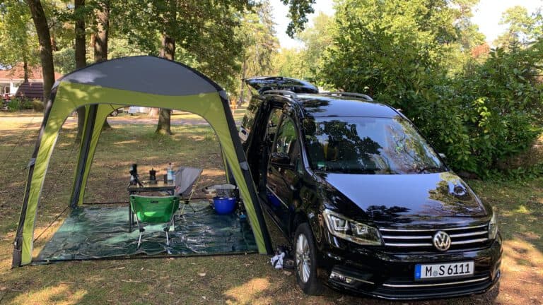 Micro-Abenteuer mit dem Caddy am Azur Campingplatz Auwaldsee in Ingolstadt