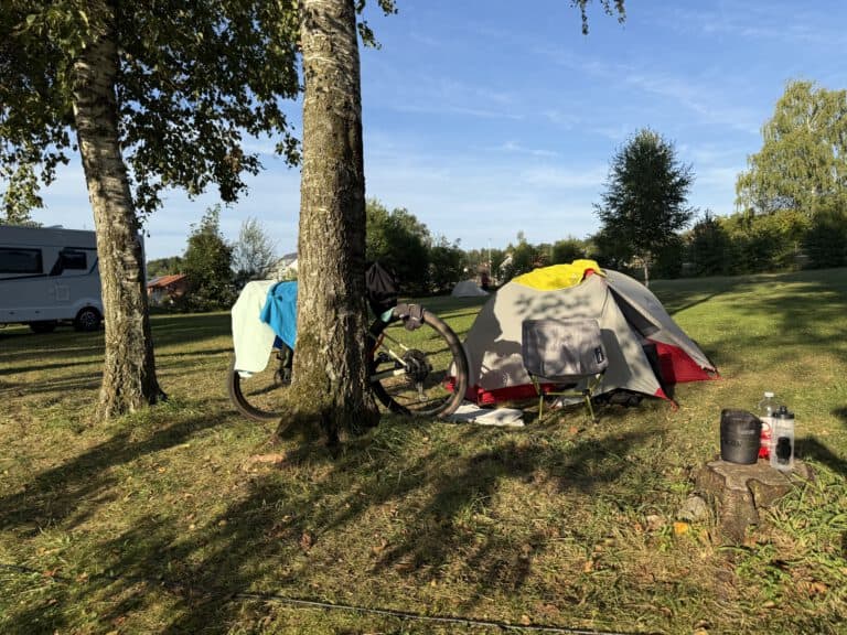 Bikepacking-Tour zum Campingplatz am Soyensee